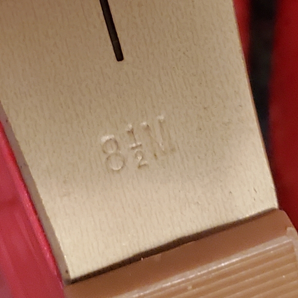 COPY - 2/$55 red patent leather 5 inch wedges with adorable cut outs - Picture 11 of 16